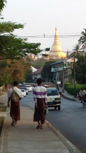 Yangon street January-February 2014